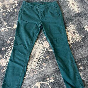 Level 99 Patrick Chino Pants Forest Green Size 29 NWOT